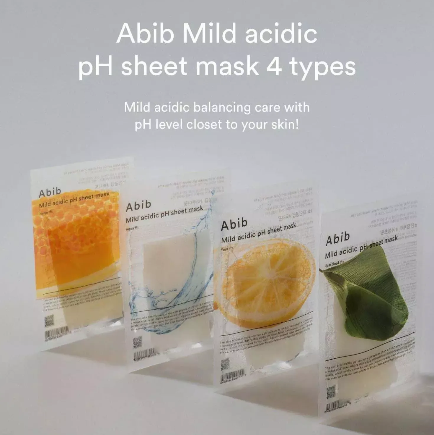 Abib Mild Acidic Ph Sheet Mask Honey Fit 10-Pack 30 g