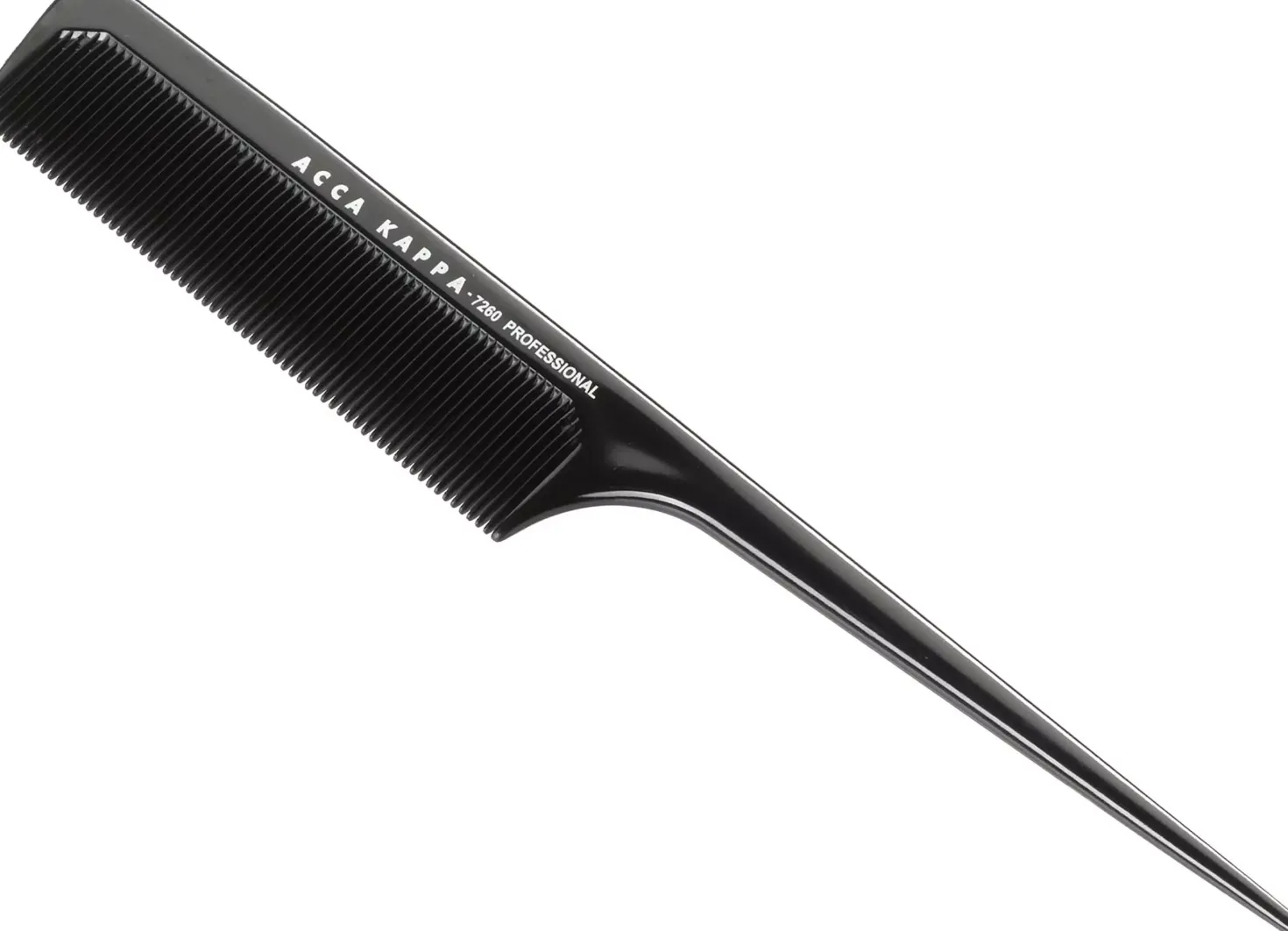 Acca KappaProfessional Tail Comb – 7260 Black