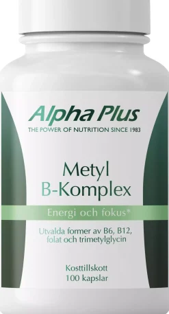 Alpha Plus Metyl B-komplex 100 stk