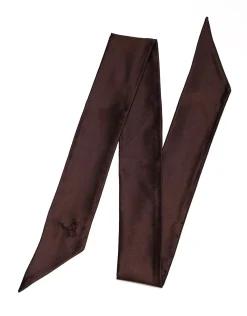 Amelie Soie Secrets de beauté Silk Scarf Brown