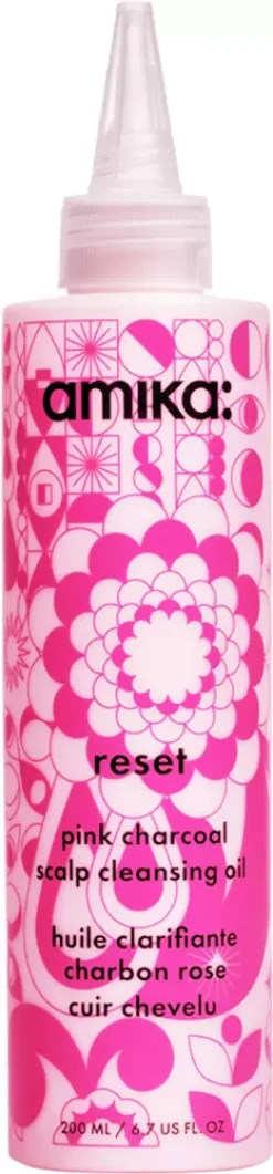 AmikaReset Pink Charcoal Scalp Cleansing Oil 200 ml