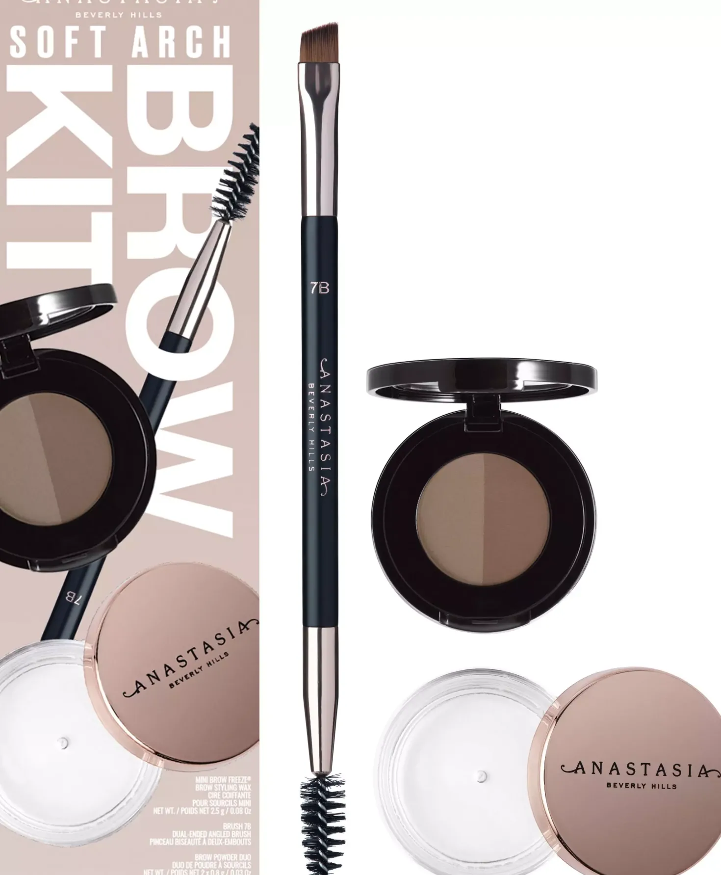 Anastasia Beverly Hills Soft Arch Brow Kit Soft Brown