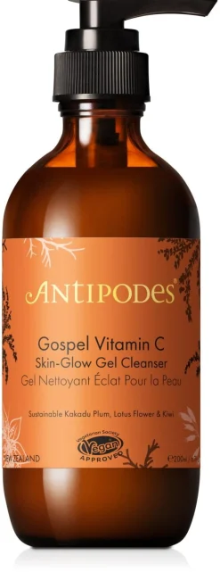 Antipodes Gospel Vitamin C Skin-Glow Gel Cleanser 200 ml