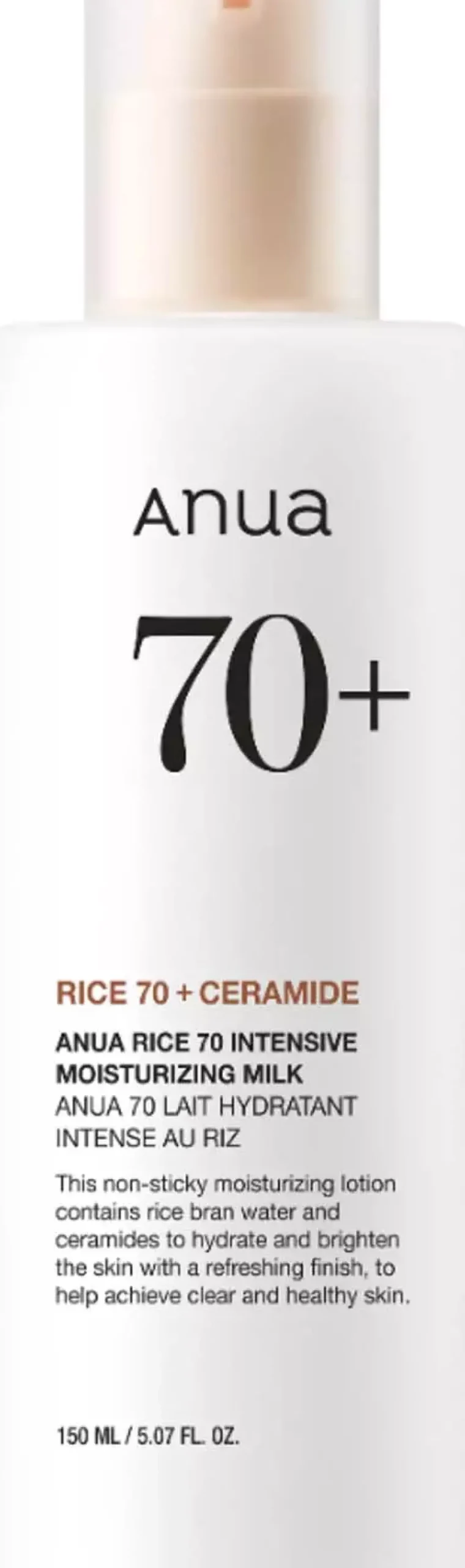 ANUA Rice 70 Intensive Moisturizing Milk 150 ml