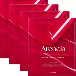 Arencia Red Collagen Jello Mask 4 stk