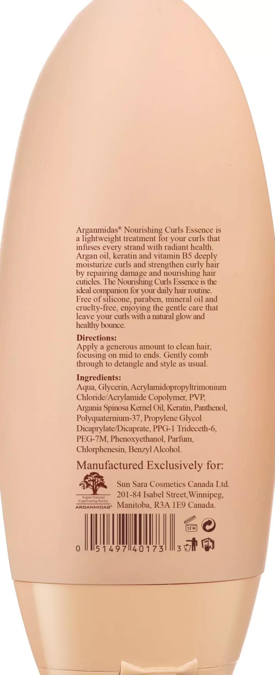 Arganmidas Nourishing Curls Essence 200 ml