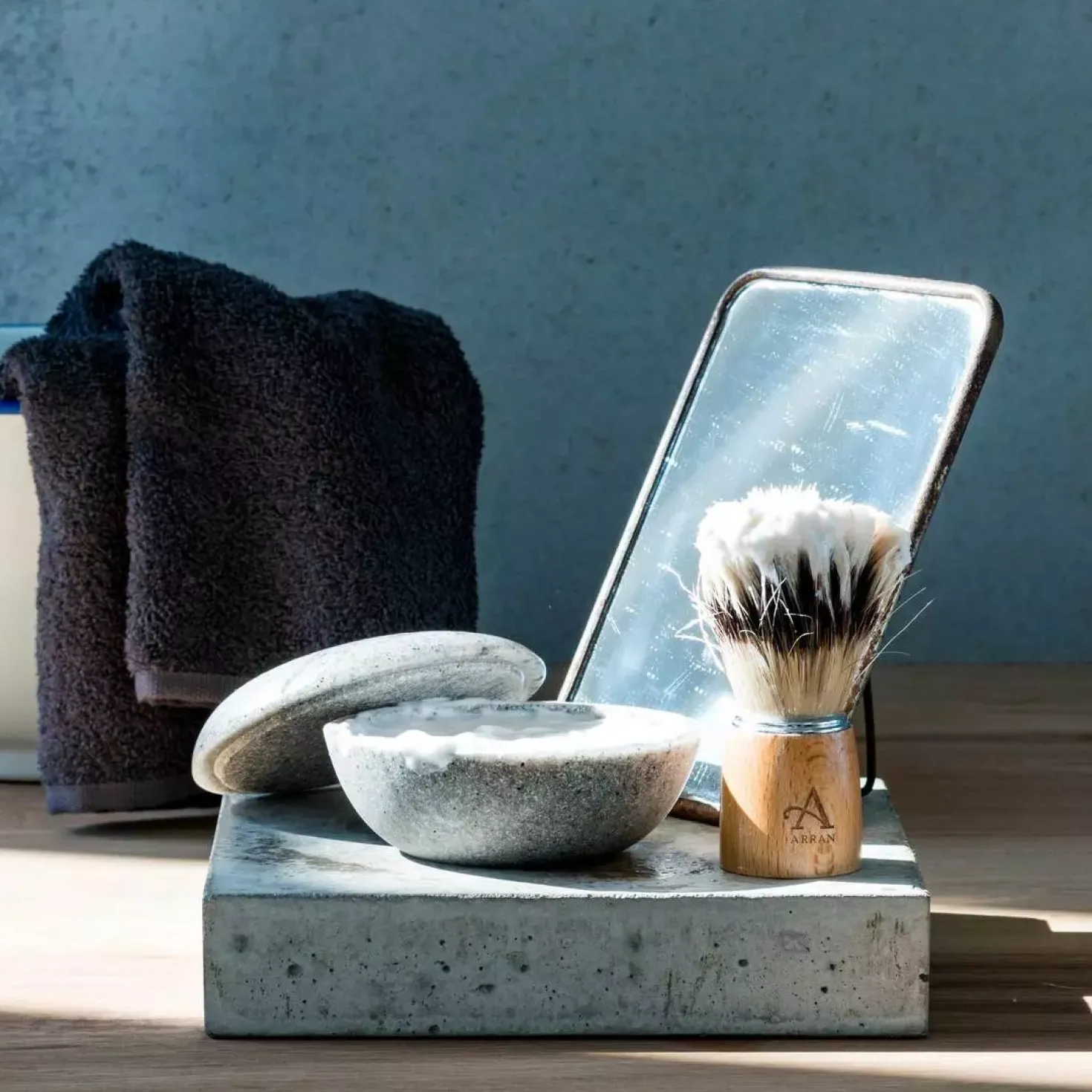 Arran Sense of ScotlandMachrie Shaving Stone with Shaving Soap