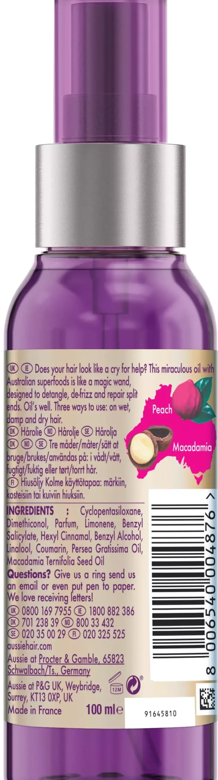 AussieSOS Save My Lengths! 3 I 1 Hair Oil 100 ml
