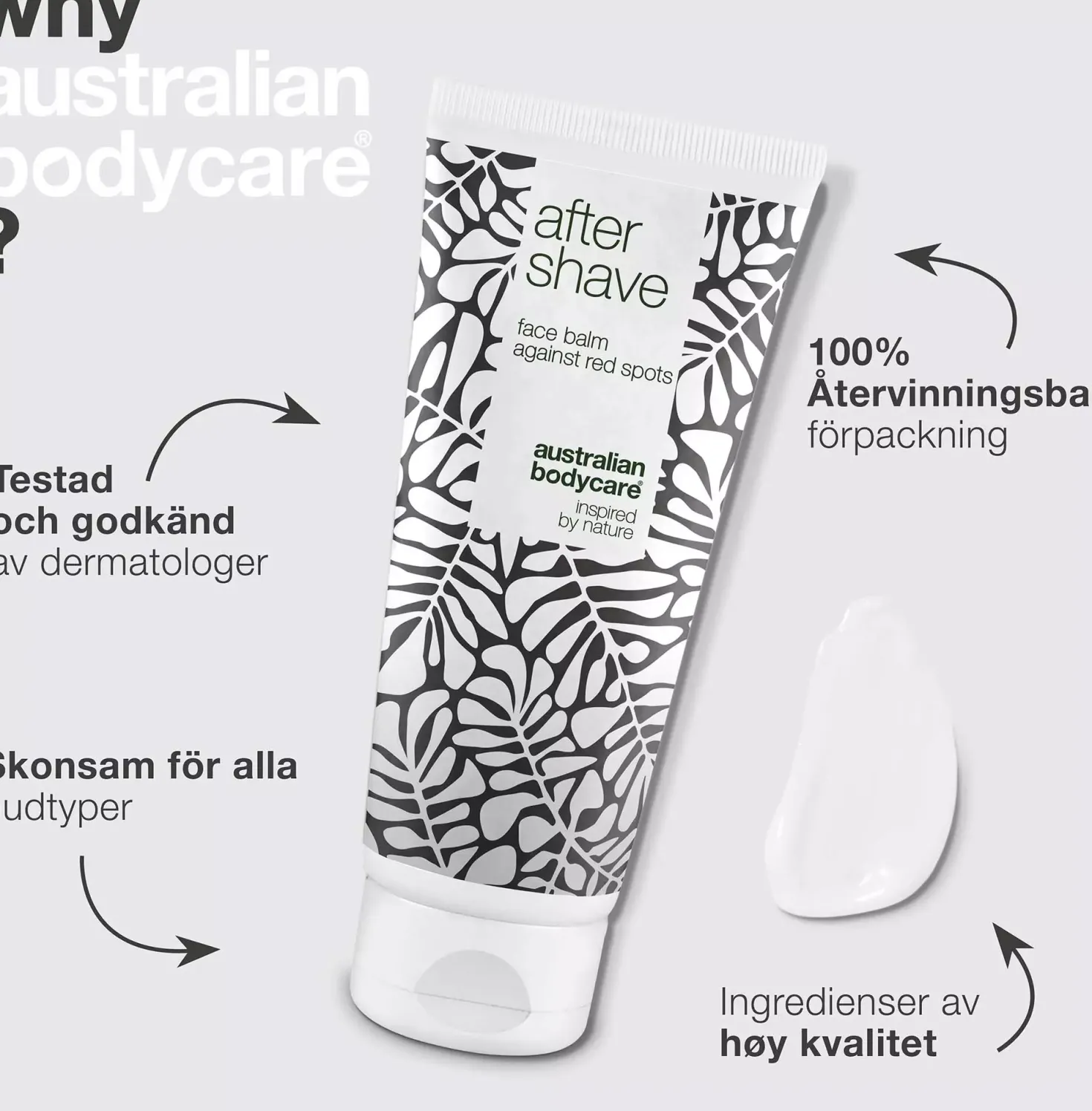 Australian Bodycare After Shave – soothing facial balm 200 ml