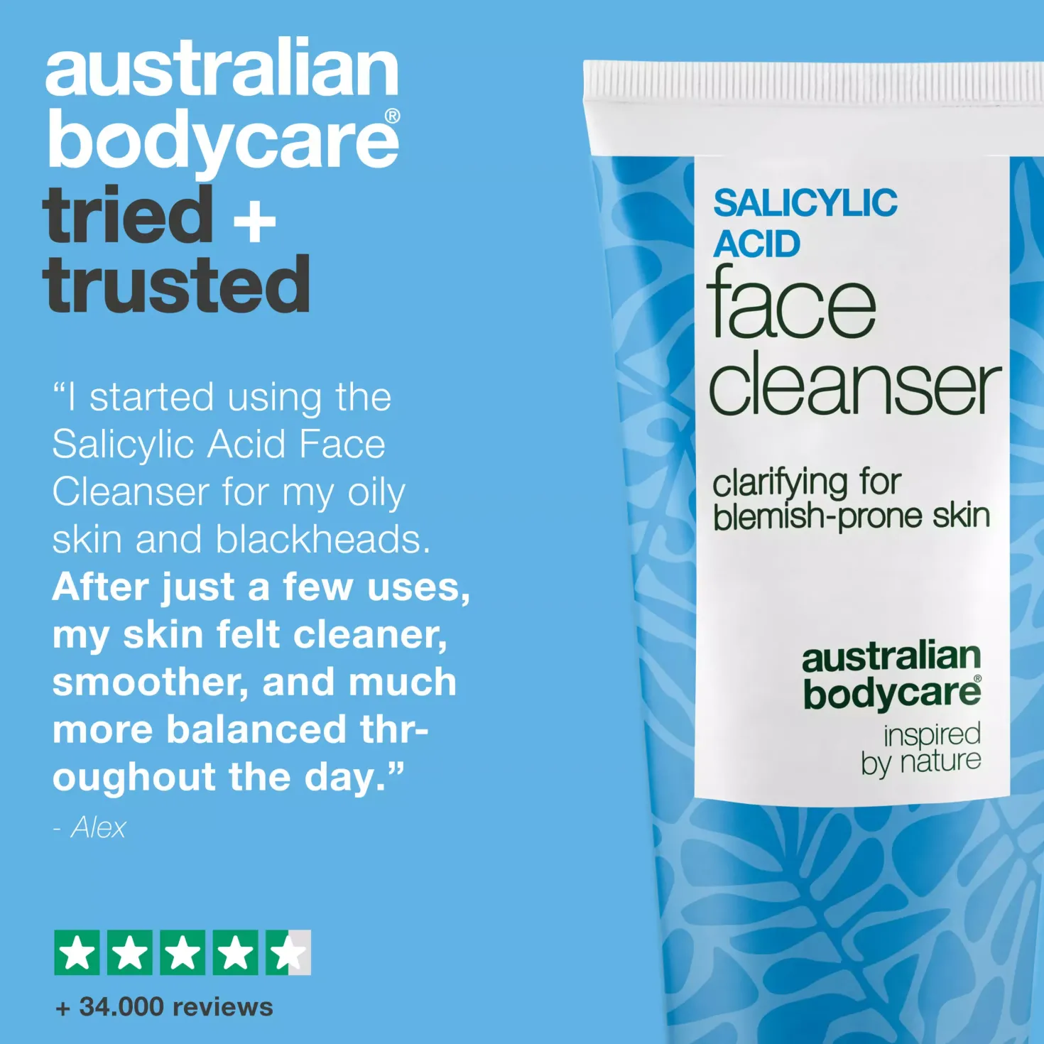 Australian Bodycare Salicylic Acid Face Wash 100 ml