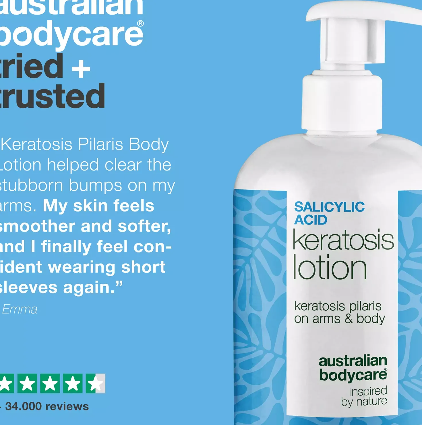 Australian Bodycare Salicylic Acid Keratosis Lotion 500 ml
