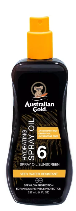Australian Gold SPF 6 Carrot Intensifier Oil Spray 237 ml