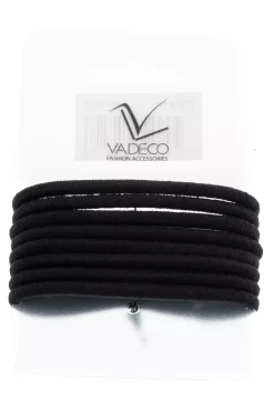 Avalea thick hair ties 8 pcs no metal 4mm brown