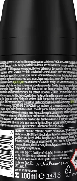 Axe Pear & Cedarwood Lower Body Deo Spray 100 ml