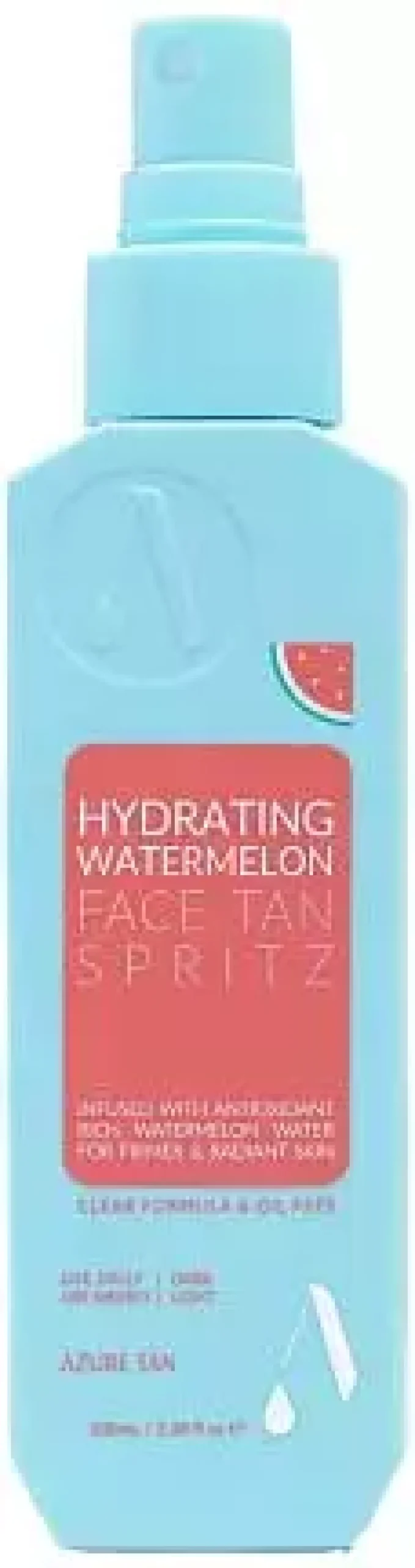 Azure Tan Hydrating Watermelon Face Tan Spritz Medium