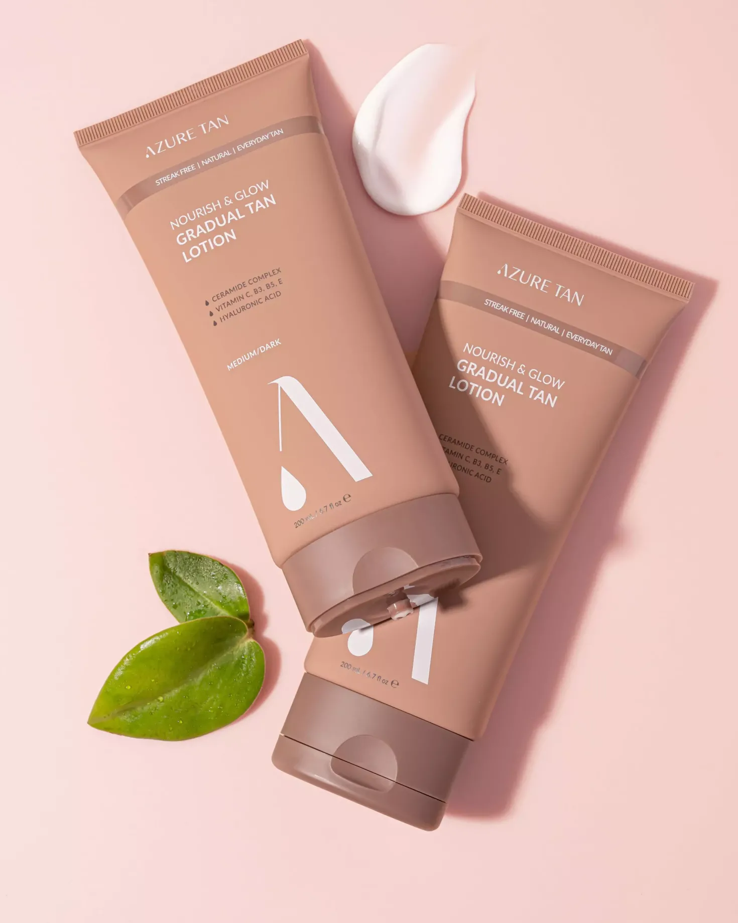 Azure Tan Nourish & Glow Gradual Tan Lotion Medium/ Dark