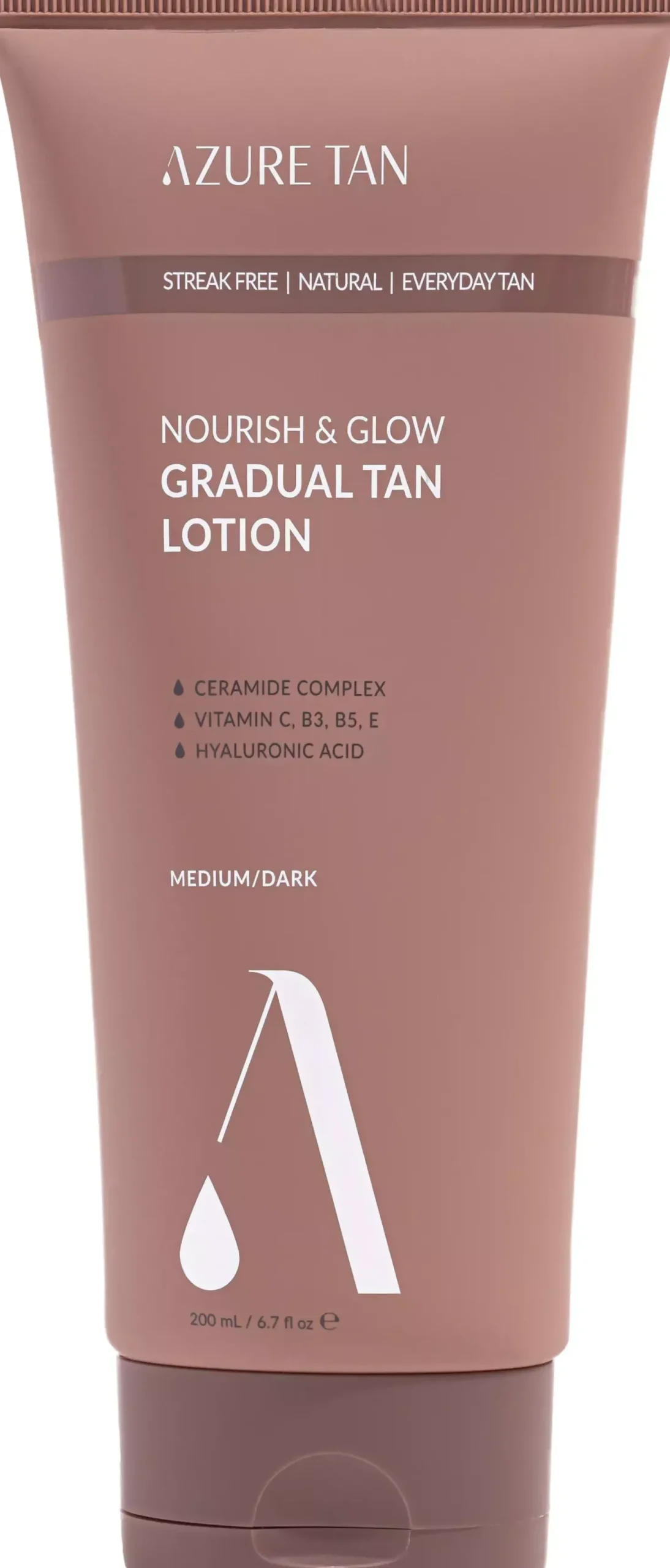 Azure Tan Nourish & Glow Gradual Tan Lotion Medium/ Dark