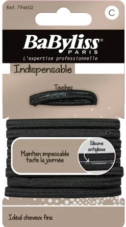 BaByliss Paris AccessoriesIndispensable 794602 Black Elastics 9 stk anti-glid