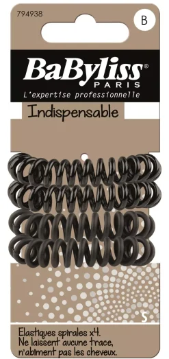 BaByliss Paris Accessories 794938 Spiral Hair Tie 4 stk