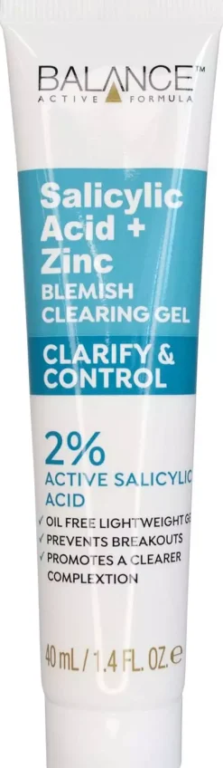 Balance Active Formula 2% Salicylic Acid & Zinc Blemish Clearing Gel 40 ml