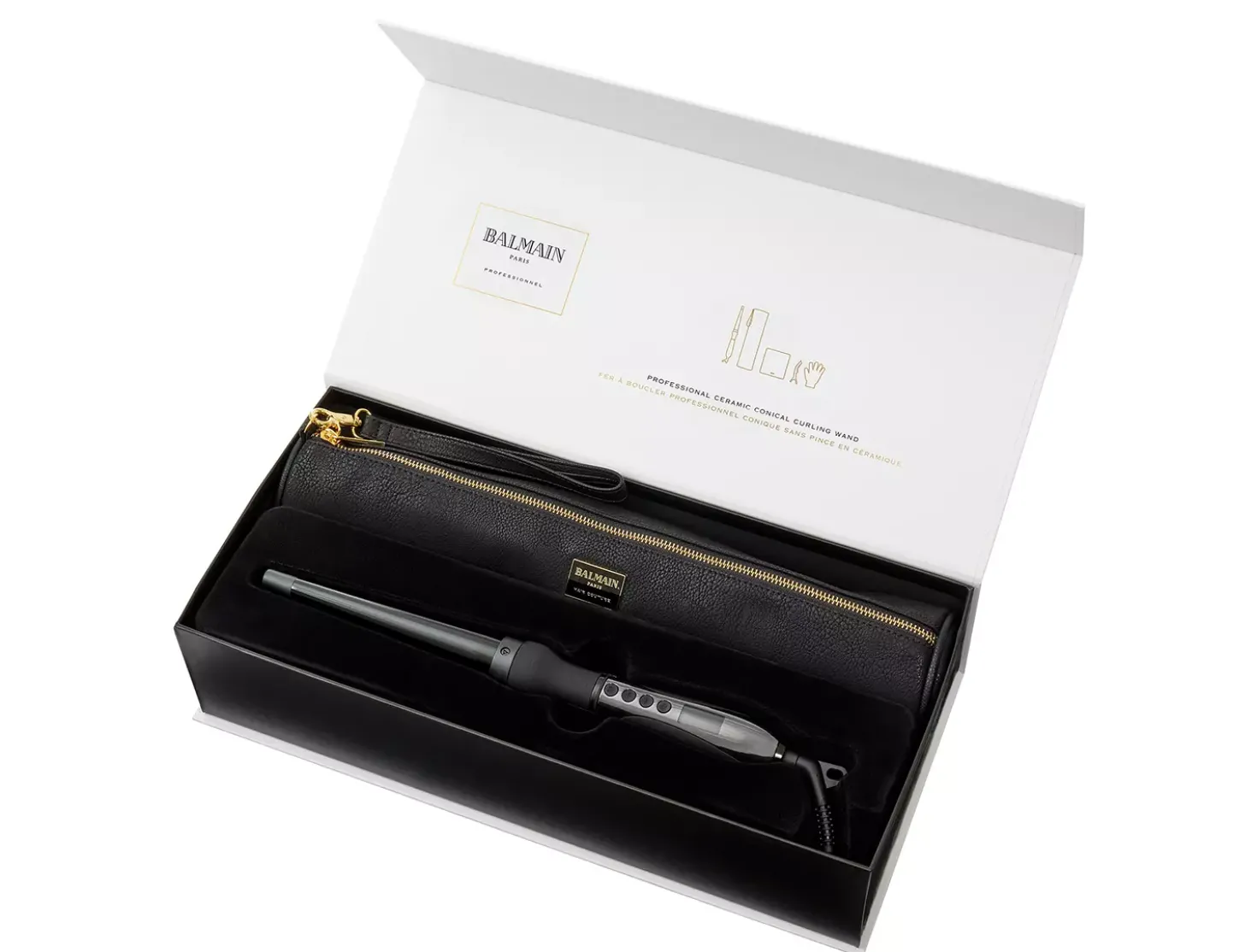 Balmain Hair Couture Ceramic Conical Curling Wand 25-13 mm