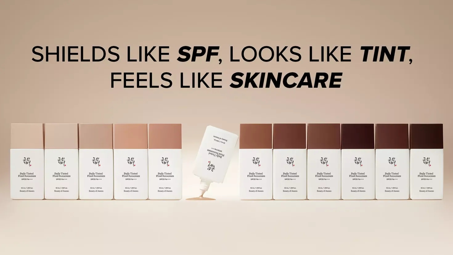 Beauty of Joseon Daily Tinted Fluid Sunscreen Broad Spectrum SPF 30 PA +++ #LP100
