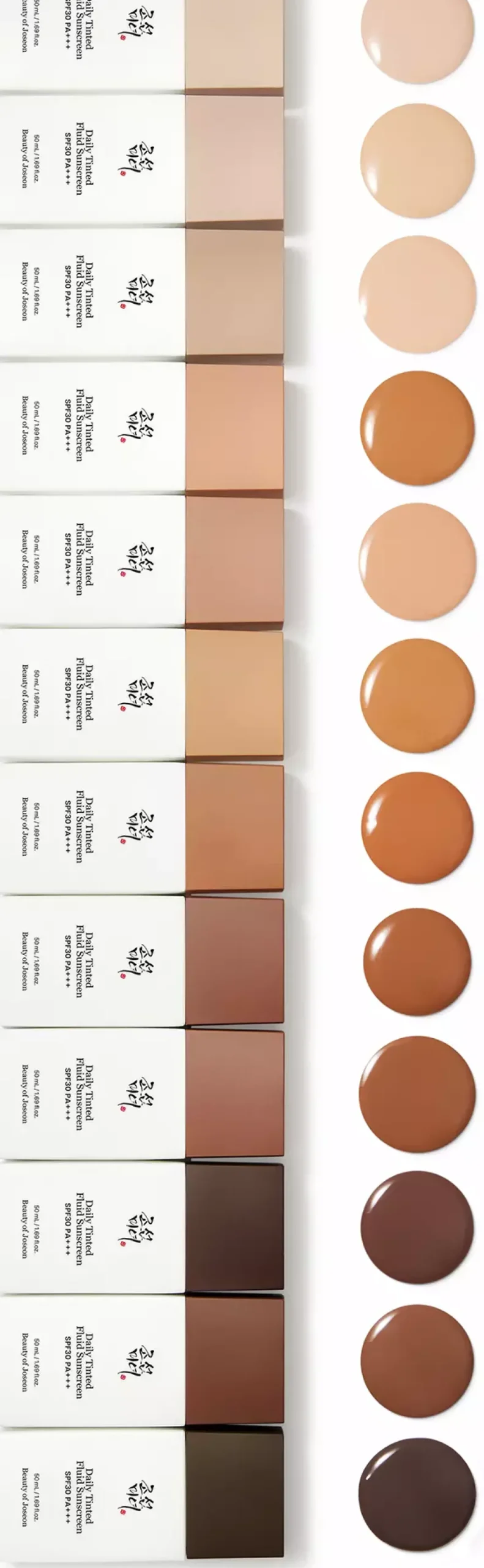 Beauty of Joseon Daily Tinted Fluid Sunscreen Broad Spectrum SPF 30 PA +++ #LP100