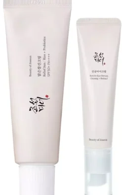 Beauty of Joseon Relief Sun: Rice + Probiotics SPF50 50 ml + Revive Eye Serum: Ginseng+Retinal 30 ml