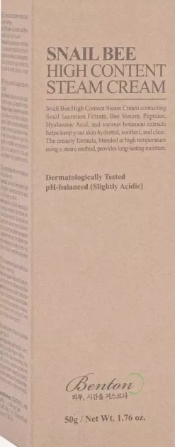 BentonSnail Bee High Content Steam Cream