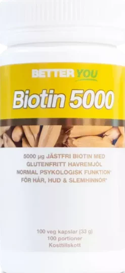Better You Biotin 5000 100 stk