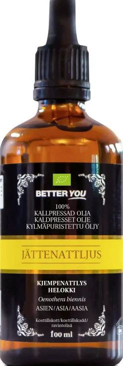 Better YouEKO Kallpressad Jättenattljusolja 100 ml