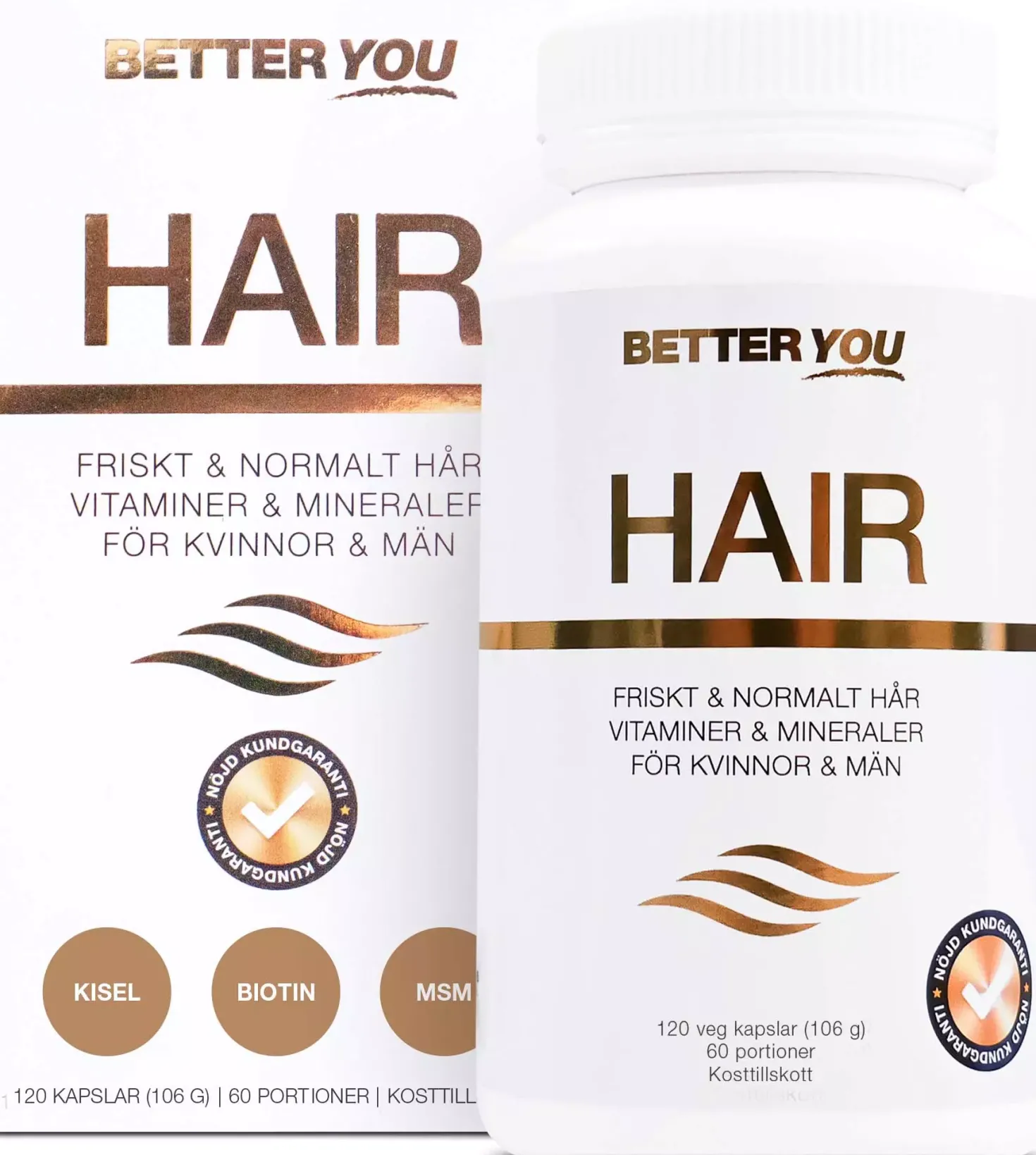 Better You Hair 120 veg kaps 120 stk