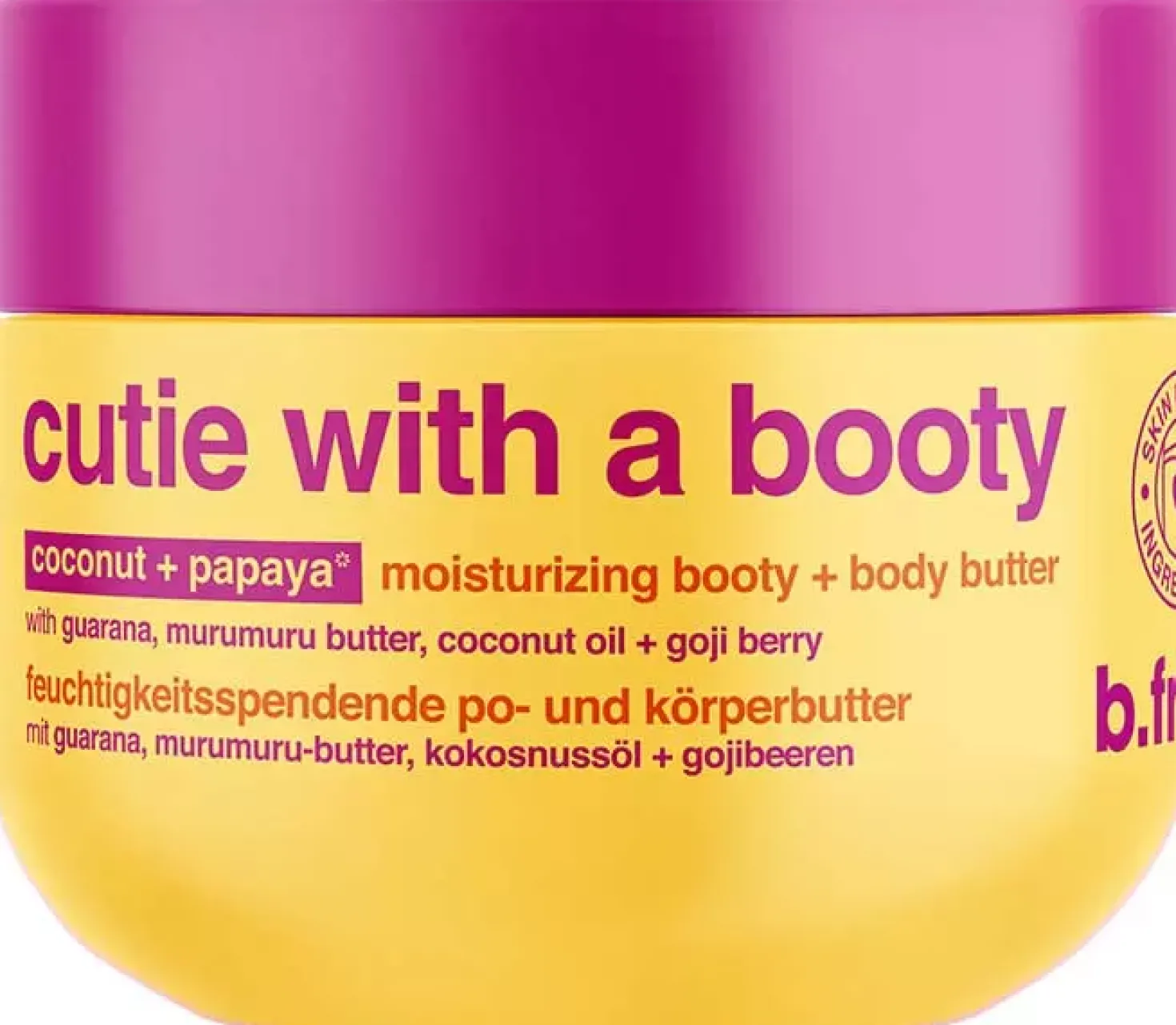 b.fresh Cutie With A Booty - Moisturizing Booty + Body Butter 250 ml