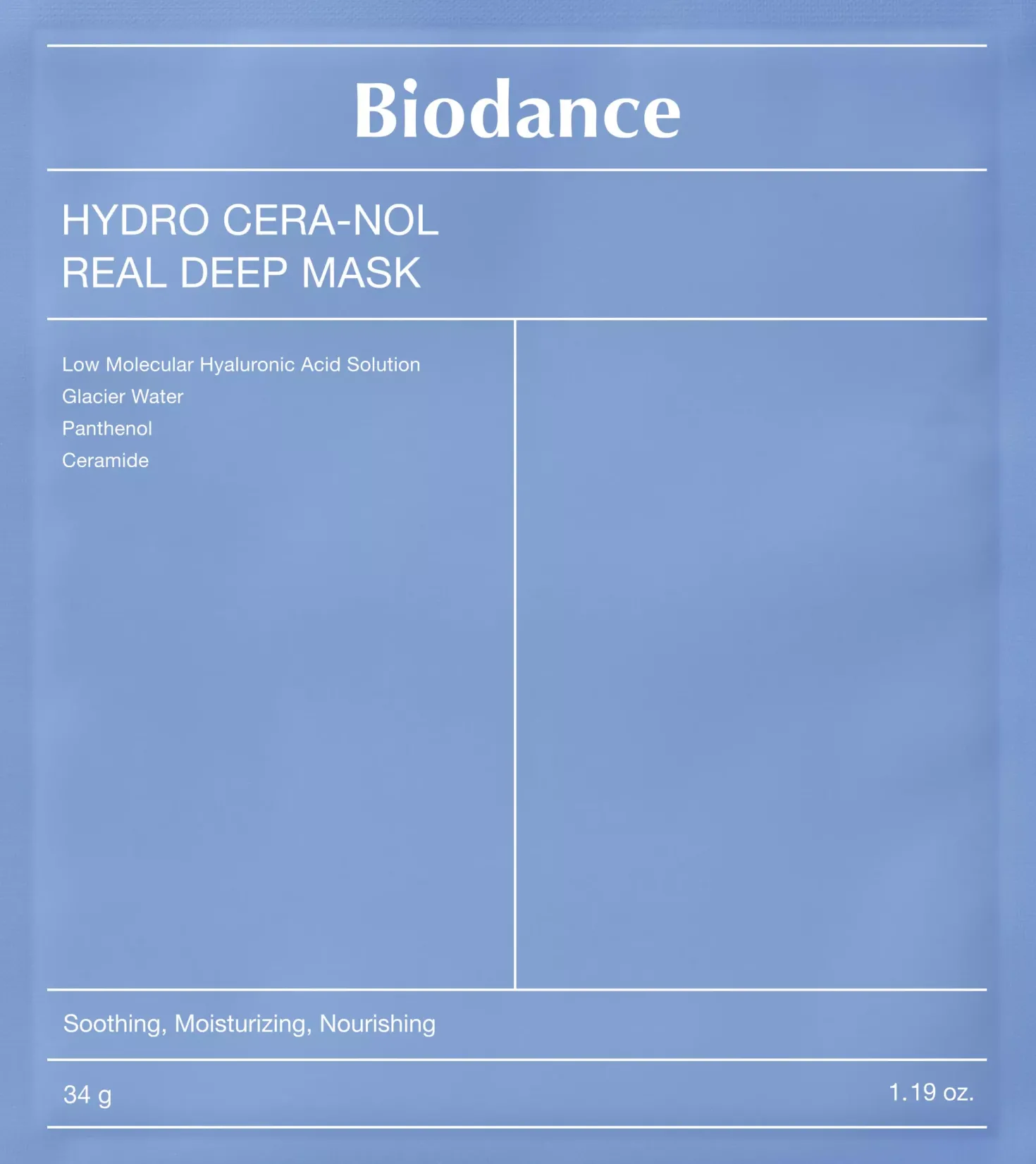 Biodance Hydro Cera-nol Real Deep Mask 34 g