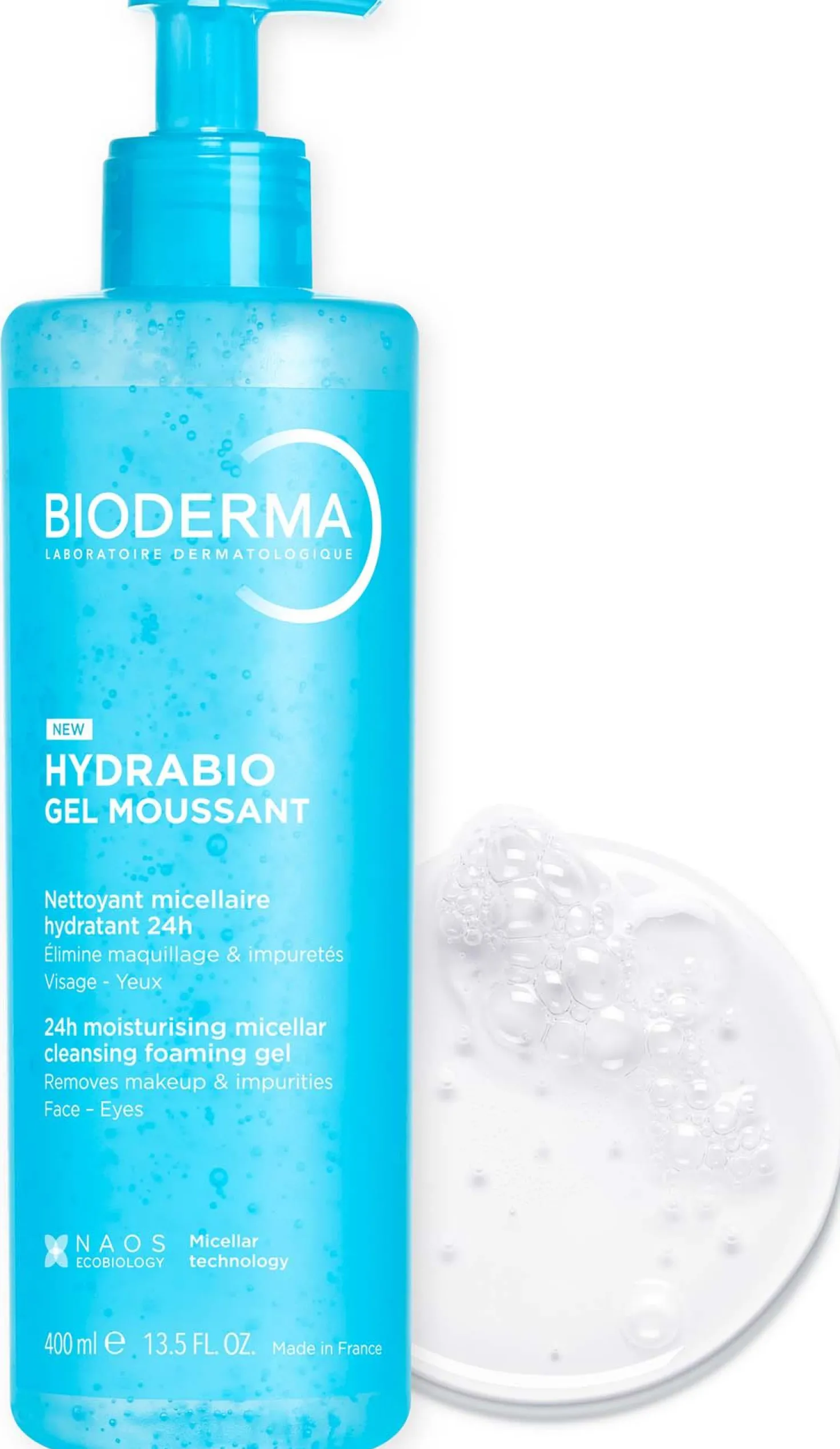 BiodermaHydrabio Gel Moussant 400 ml