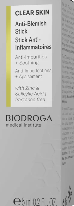 BiodrogaClear Skin Medical Institute Clear Skin Anti Blemish Stick 5 ml