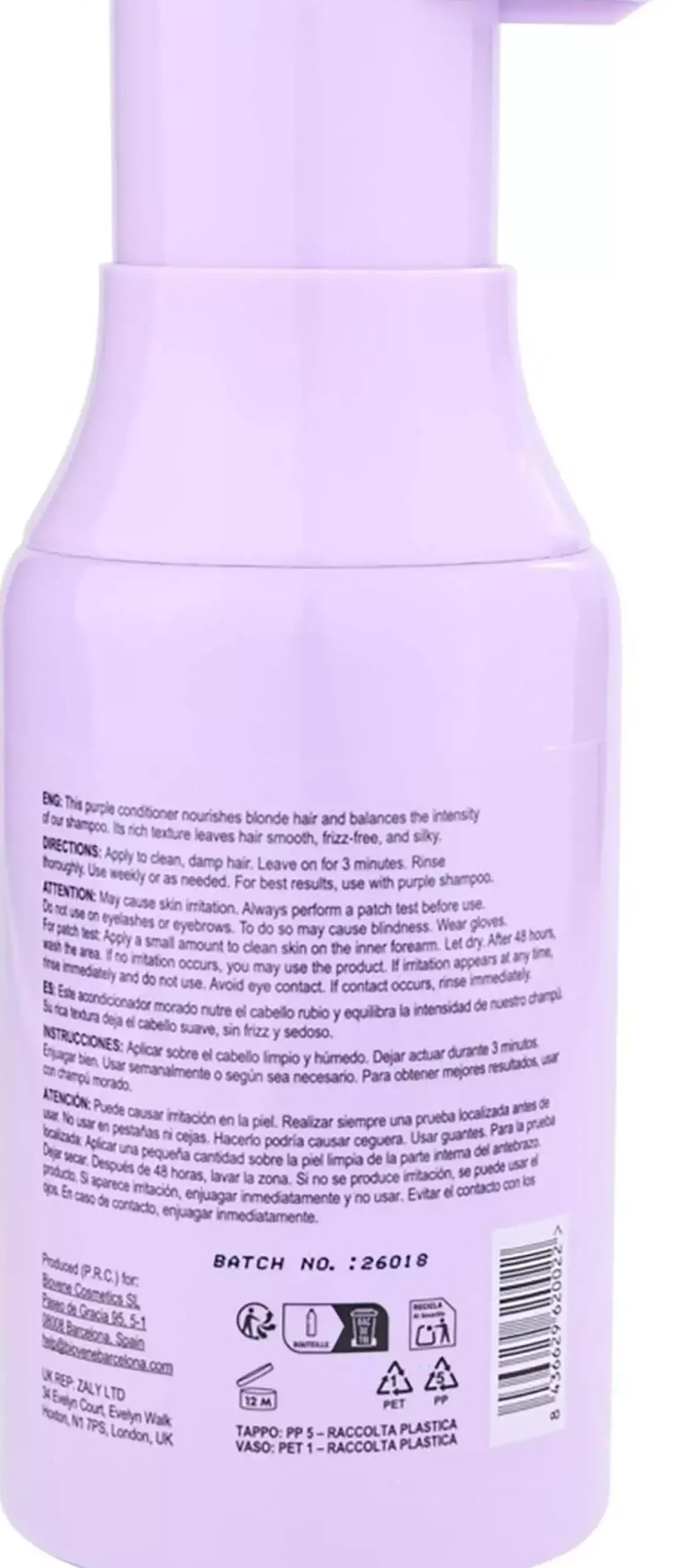 BiovèneB - BEST HAIR Purple Coconut Conditioner - Blonde Hair 300 ml