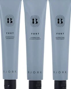 BjörkFUKT Bundle Shampoo 75 ml & Conditioner 75 ml & Hydrating Treatment 75 ml
