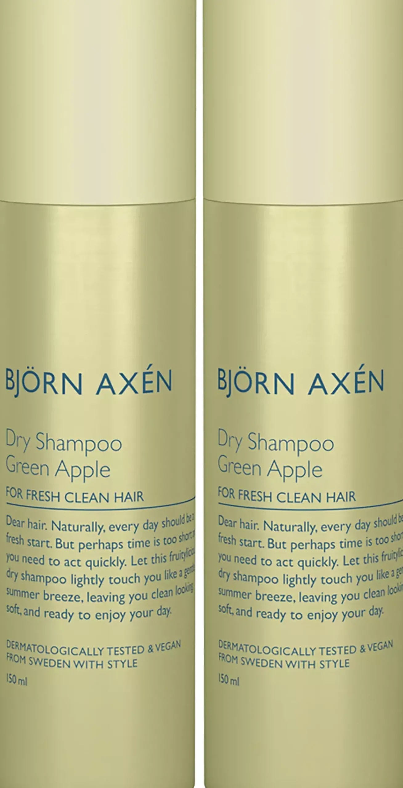 Björn Axén Dry Shampoo Green Apple Duo