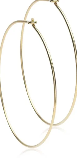 BlomdahlGolden Titanium Ear Ring 35 mm