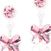 BlomdahlMedical Plastic Pendant Butterfly 4/5mm Light Rose