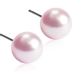 BlomdahlNatural Titanium Light Rose Pearl 6 mm