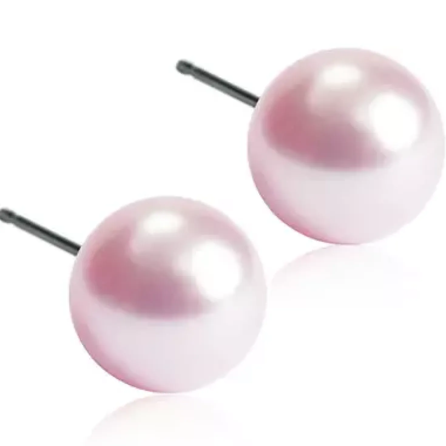 BlomdahlNatural Titanium Light Rose Pearl 6 mm