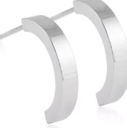 BlomdahlNatural Titanium Pendant Plain Curved