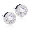 BlomdahlSilver Titanium Brilliance 8mm Halo Crystal