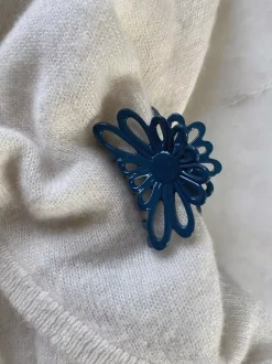 Bon Dep Flower Claw Jeans Blue