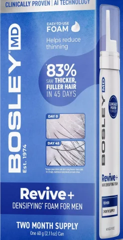 Bosley Revive+ Densifying Foam for Men 62 ml
