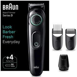 Braun Beard Trimmer Series 3 BT3421 Trimmer For Men With 59