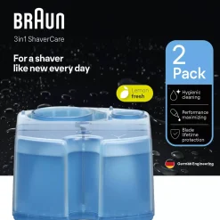 Braun 3in1 ShaverCare SmartCare Center Refill Cartridges Hygienic Cleaning 2 Pack 2 stk