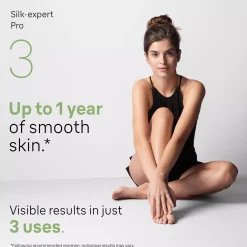 Braun IPL Silk·expert Pro 3 At Home Hair Removal With Pouch Venus Razor 2 Heads PL3122